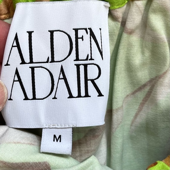 ALDEN ADAIR Sophia Palma Hi-Low Maxi Skirt & Ruffle Cropped Top Size Medium - Picture 4 of 13